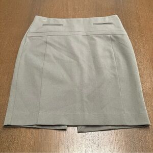 Express Taupe Light Brown Gray Lined Pencil Skirt